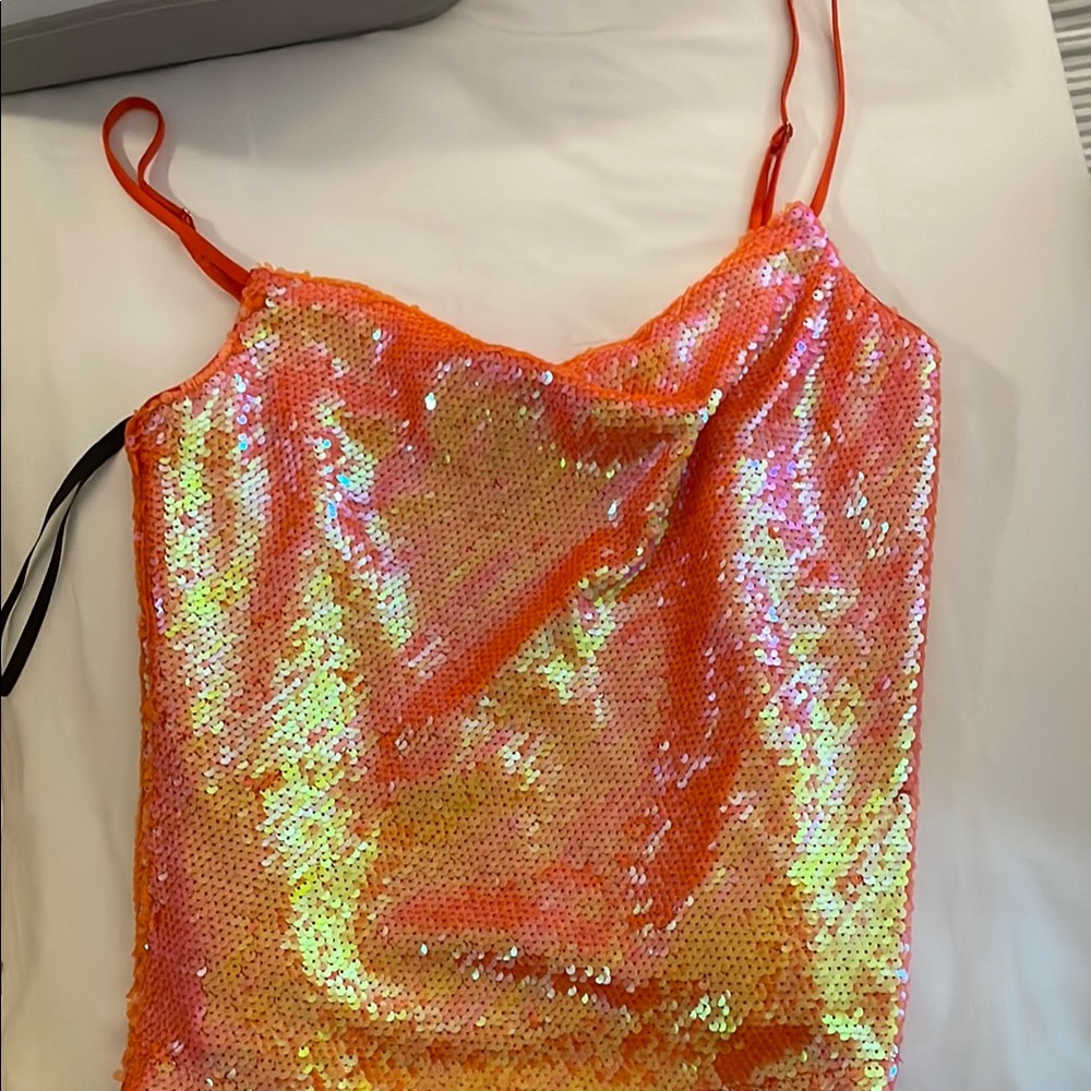 Song of Style Iridescent Sequin Tank Top